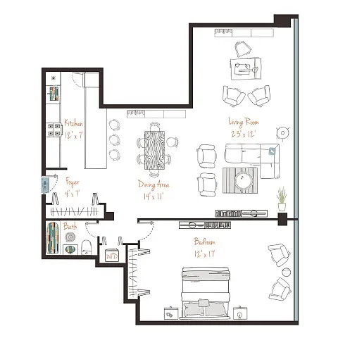 Floor plan A2p