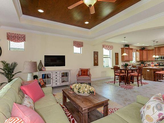 Sanibel 3 car garage floor plan open concept layout by William Ryan Homes Tampa