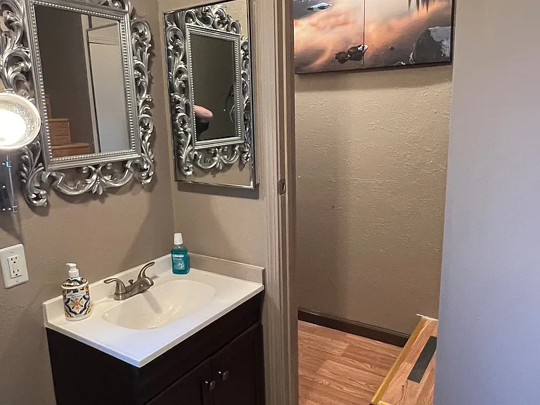 Bathroom for room above Garage