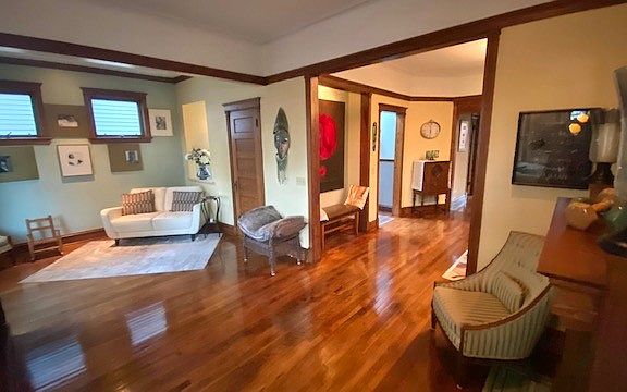 living room view to dining room