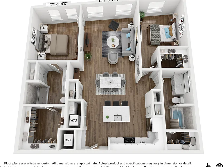 B2 Alt floor plan The Met
