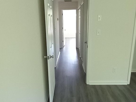 View from upstairs from back bedroom towards front.