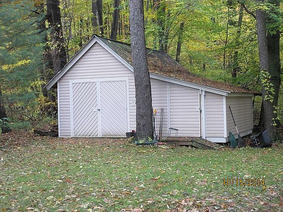 Large storage shed wired