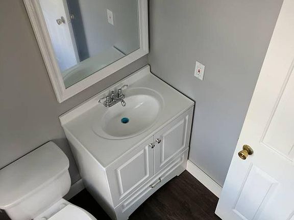 Renovated half bathroom