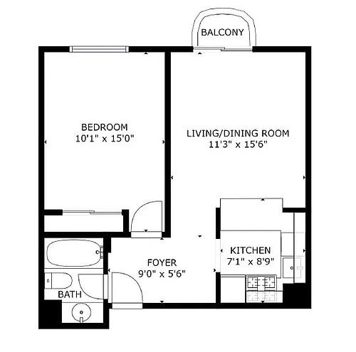 Floor plan 908