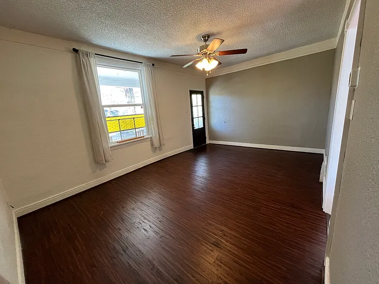 Front living space and front door