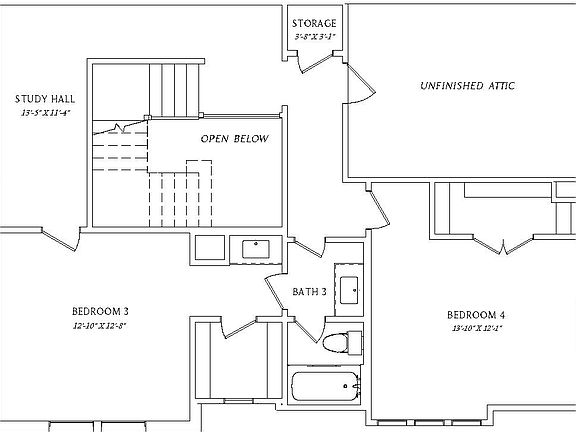 Smithfield Floor Plan - 2nd Floor