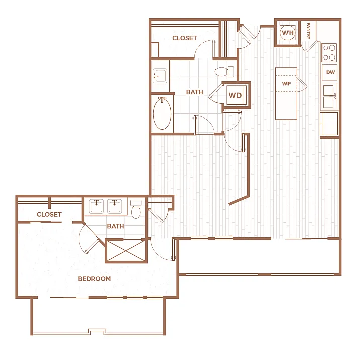 Floor plan B1E