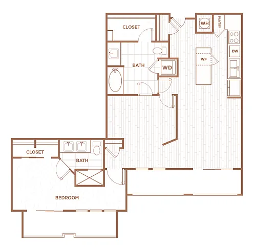 Floor plan B1E