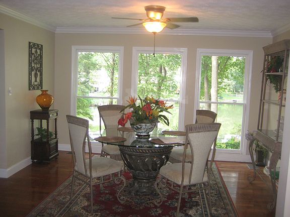 Dining room with a view