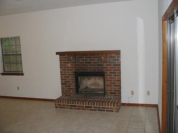 living room with fireplace