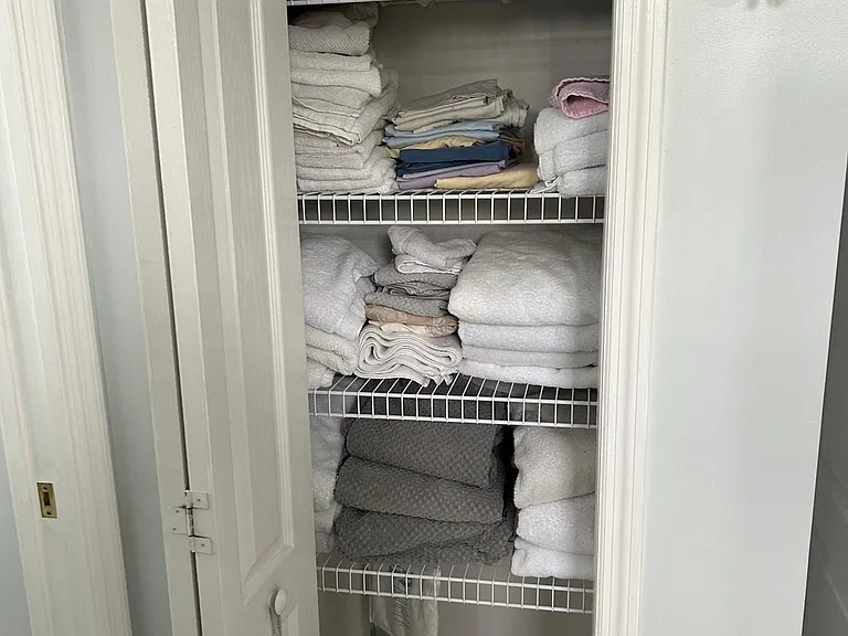 Linen Closet for Sheets and towels