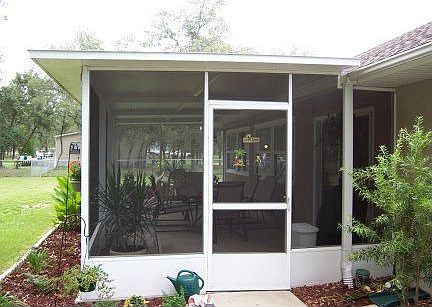 Back Screen Covered Deck