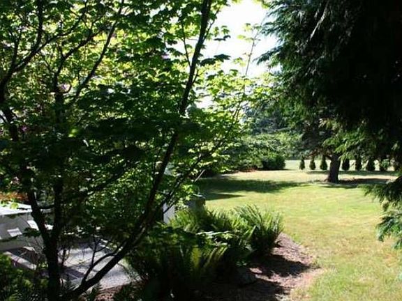 Entering the back yard from west side of property