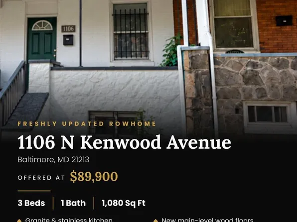 1106 N Kenwood Ave, Baltimore, MD 21213