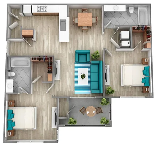 Floor plan B1