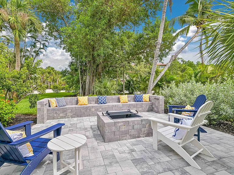 Fire pit area