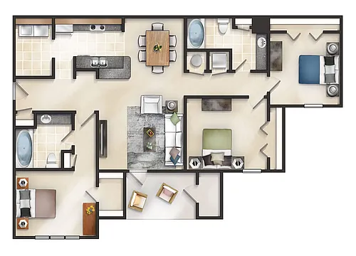 Floor plan The Callaway