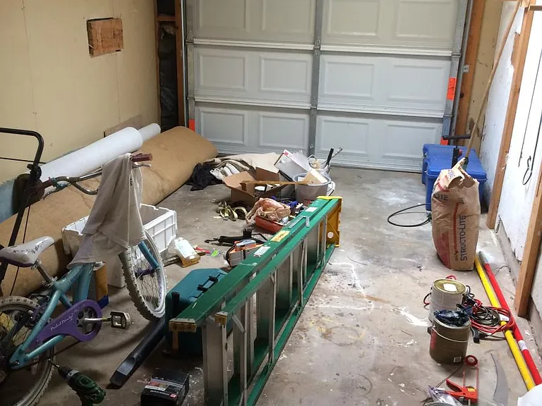 View into Garage (Junk Not Included)
