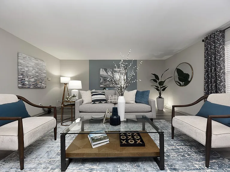 Step into elegance with this beautifully designed living space.
