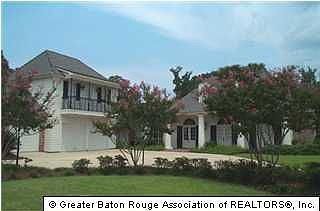 Lake home - front view.