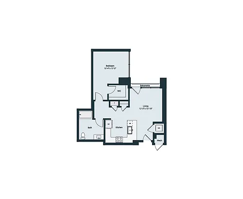 Floor plan A1-5ADA