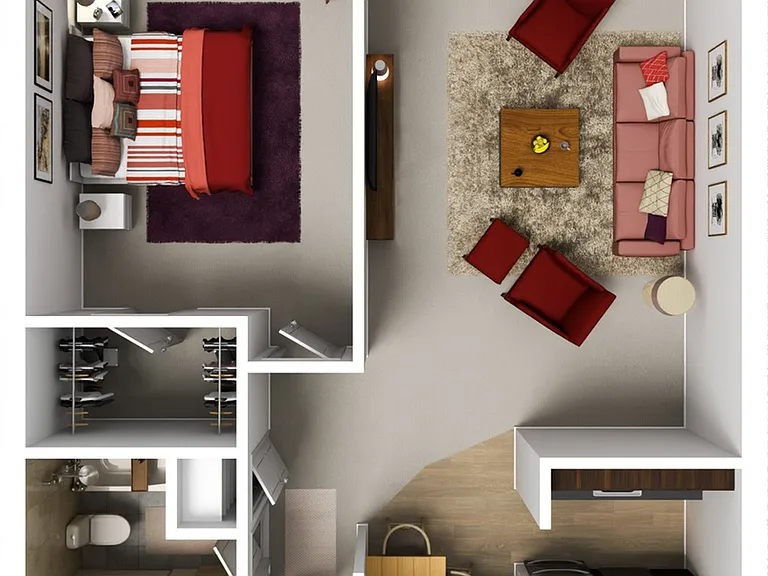 One Bedroom Plus Furnished One Bedroom Plus Furnished