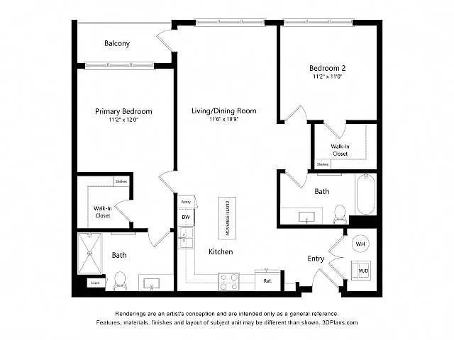 Floor plan 2A-Alt1