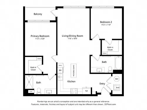 Floor plan 2A-Alt1