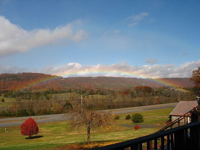 VIEW  FROM   DECK   