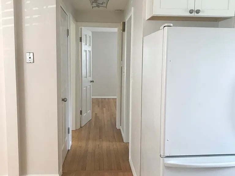 Kitchen hall to bathroom & bedroom