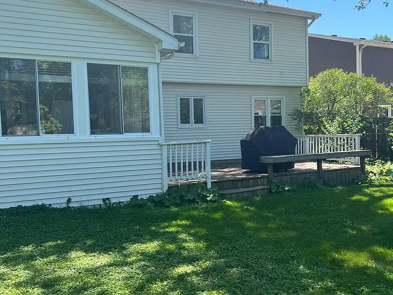 Rear of house