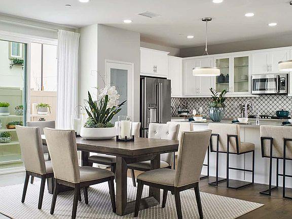 Cassis at Rancho Soleo Plan 3 Model Home Kitchen And Dining