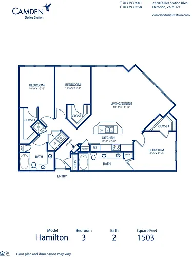 Floor plan Hamilton