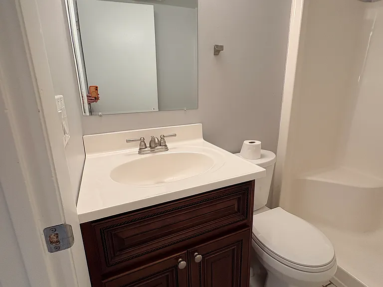 Bath room with shower