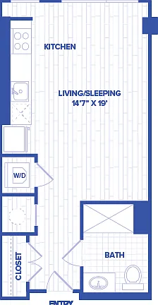 S4 floor plan Watermark at Buzzard Point