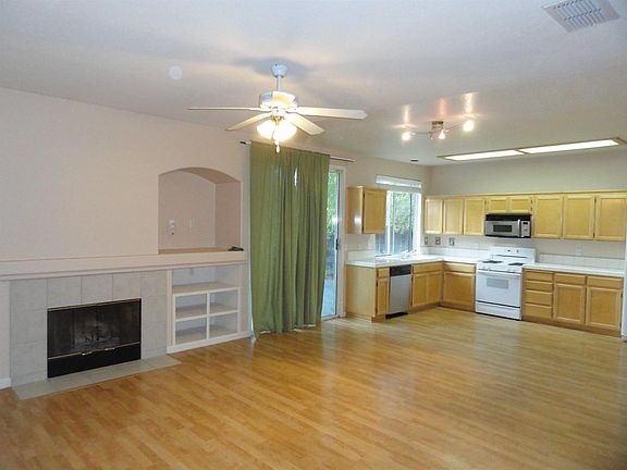 Across the living room from the entry