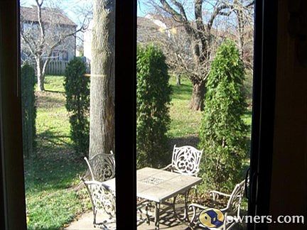 View to rear patio