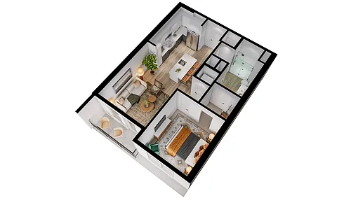 Floor plan A1-PH (South)