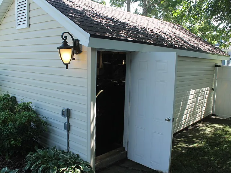 Backyard Garage Man Door