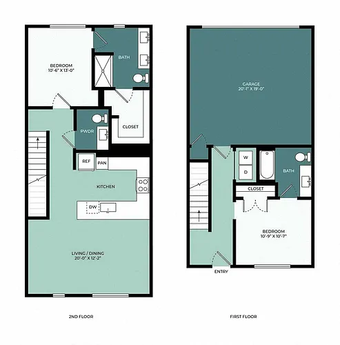 Floor plan TF - Townhome