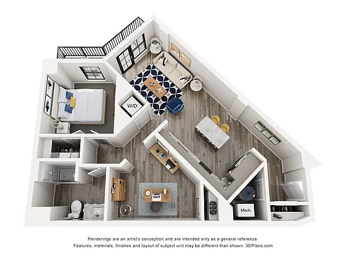 Floor plan Fog Veil - B1.C