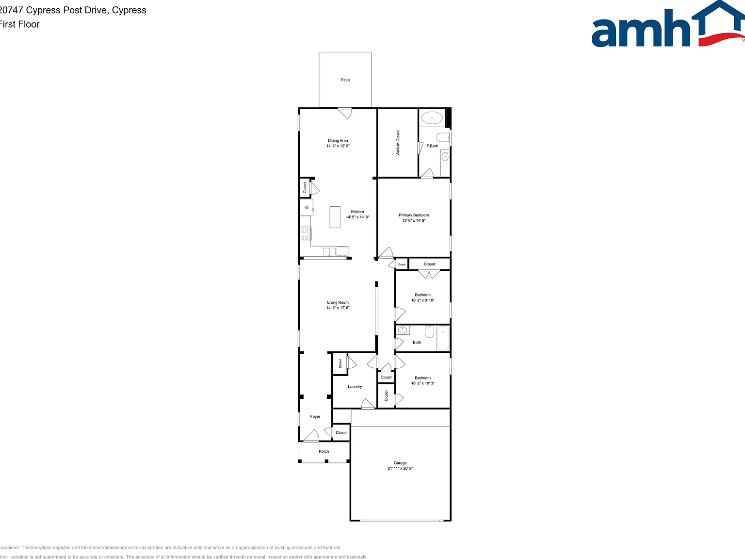 3 bed, 2.0 bath, 1800 sqft, $2,060 — Photo 2