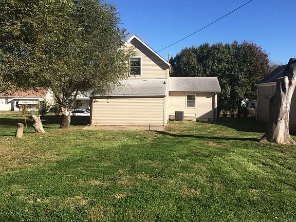 Backyard and back of home
