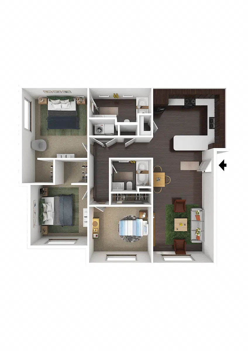 Floor plan Meadowbrook