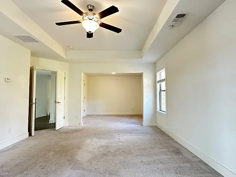 Double-sized master bedroom