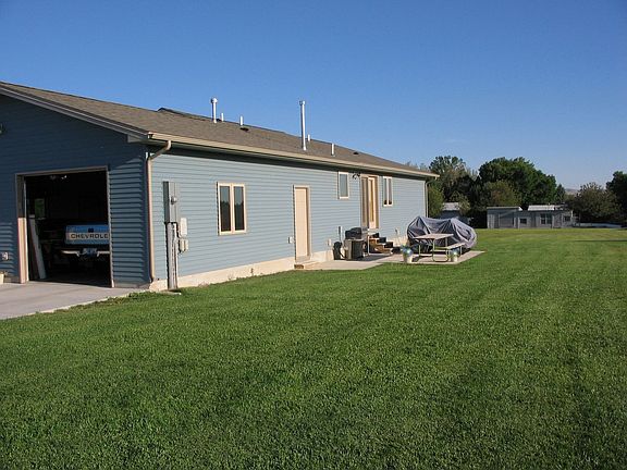 back yard & back of house