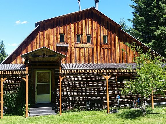 South face (rear) of house