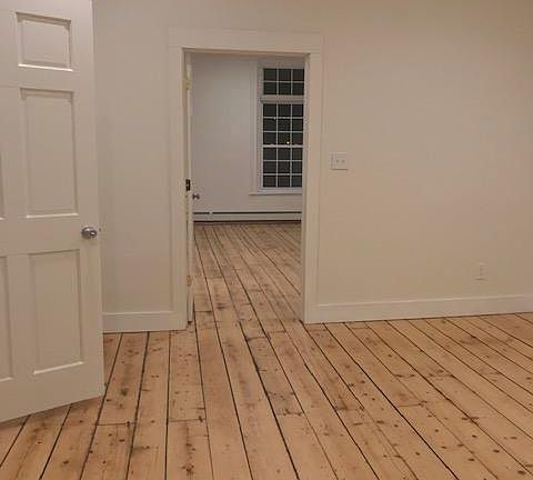 One large bedroom and one large living / dinning room.