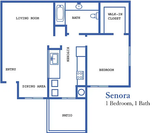 Floor plan Senora - Renovated